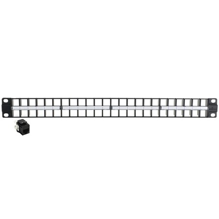 Leviton PATCH PANEL PNL QP C6 48PT 1U 69270-D48